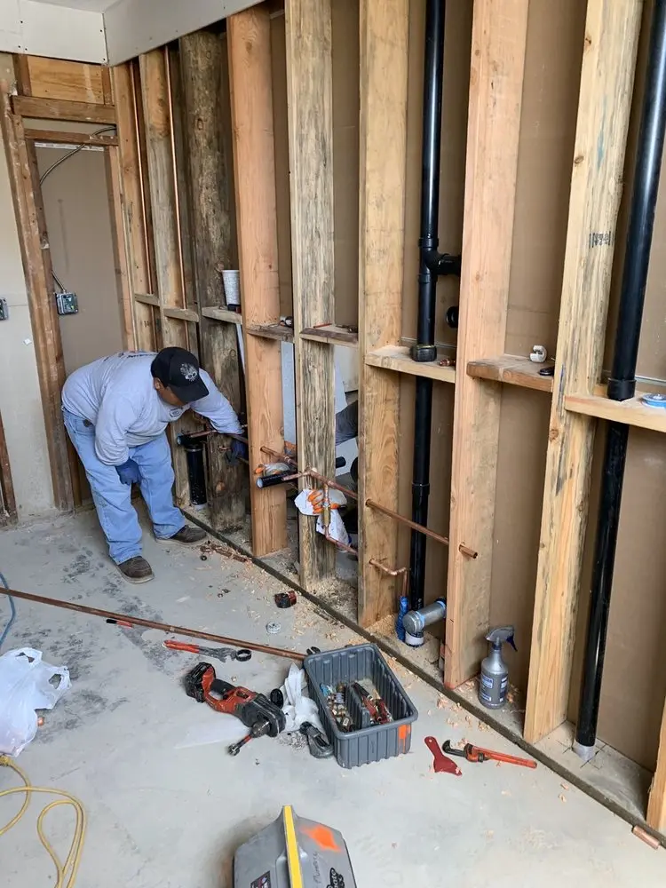 Commercial rough-in plumbing for Trenchless Sewer Repair in Potomac Village